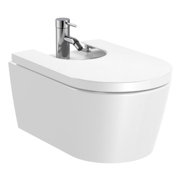 Roca A357525000 - Wall-hung bidet INSPIRA ceramic/white
