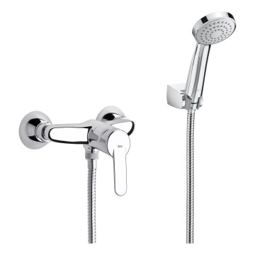 Roca A5A2025C02 - VICTORIA shower set with mixer in polished chrome