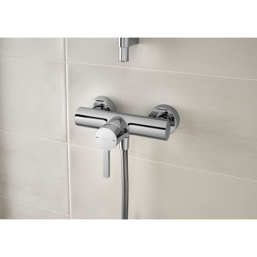 Roca A5A2196C00 - NAIA Shower Mixer, Polished Chrome