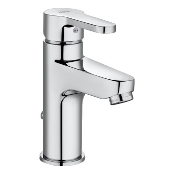 Roca A5A306AC0K - Basin mixer with AROLA 16.3 cm pop-up waste, polished chrome