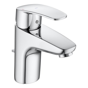 Roca A5A3098C00 - MONODIN washbasin mixer with pop-up waste, 15.3 cm, polished chrome