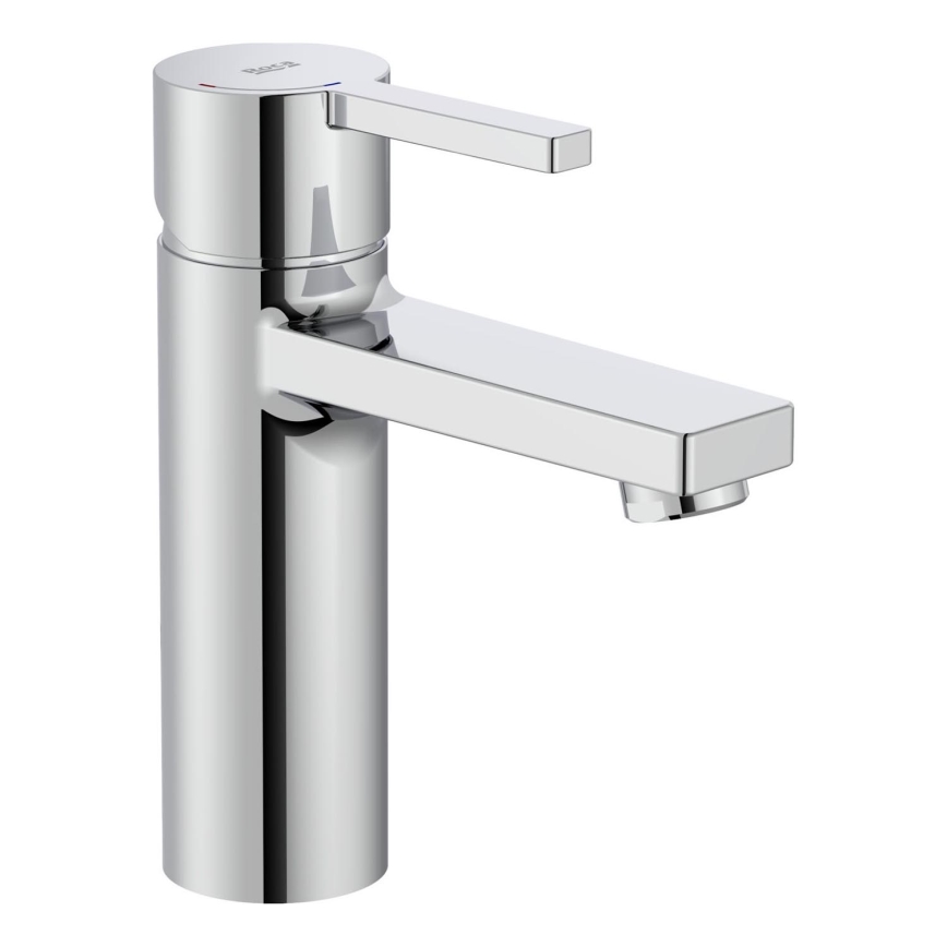 Roca A5A3296C00 - NAIA basin mixer with pop-up waste, 16.7 cm, polished chrome