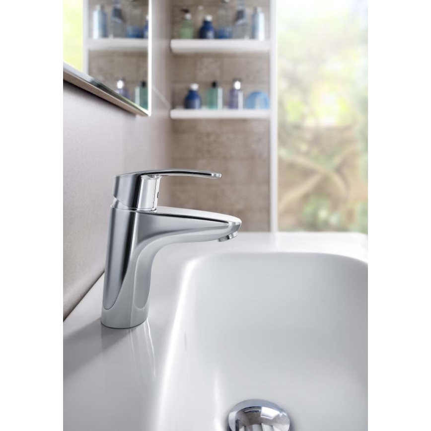 Roca A5A3298C00 - MONODIN 15.3 cm Washbasin Faucet, Polished Chrome