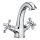 Roca A5A3A4BC00 - Basin mixer + pop-up waste with overflow CARMEN RETRO 17.8 cm polished chrome