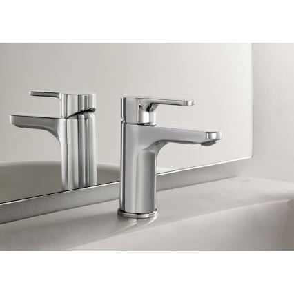 Roca A5A3B09C00 - L20 Basin Mixer, 17.1 cm, Polished Chrome