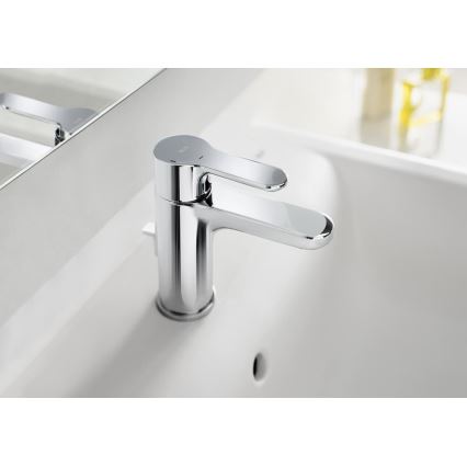 Roca A5A3K09C00 - Washbasin mixer L20 14,2 cm polished chrome