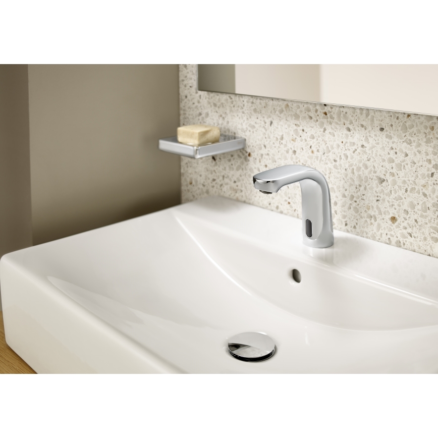 Roca A5A5509C00 - Touchless basin faucet L20 230V polished chrome