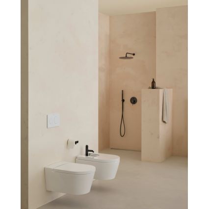 Roca A80652200B - Bidet toilet seat SoftClose INSPIRA supralit/white