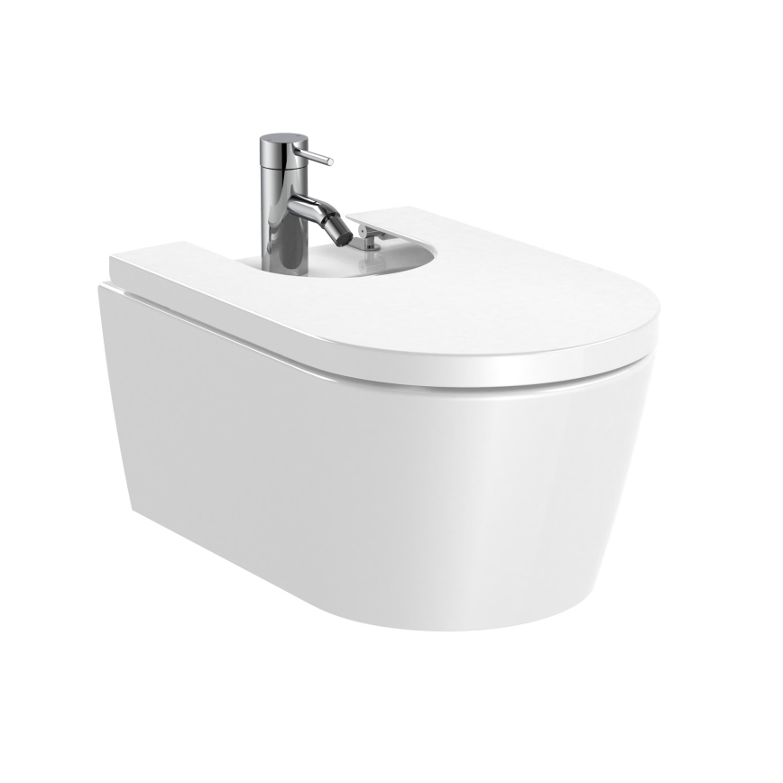Roca A80652200B - Bidet toilet seat SoftClose INSPIRA supralit/white