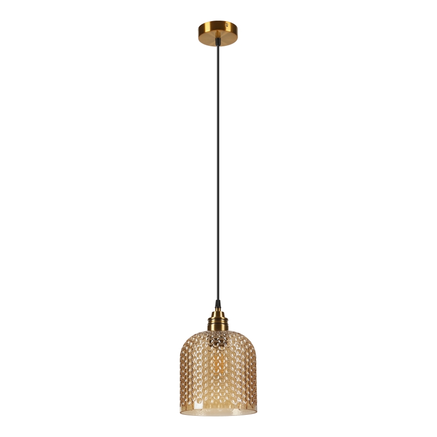 ROCCO Cable Pendant 1xE27/15W/230V, Gold/Smoky Beige