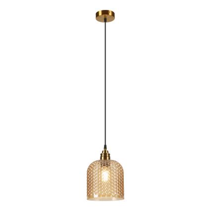 ROCCO Cable Pendant 1xE27/15W/230V, Gold/Smoky Beige