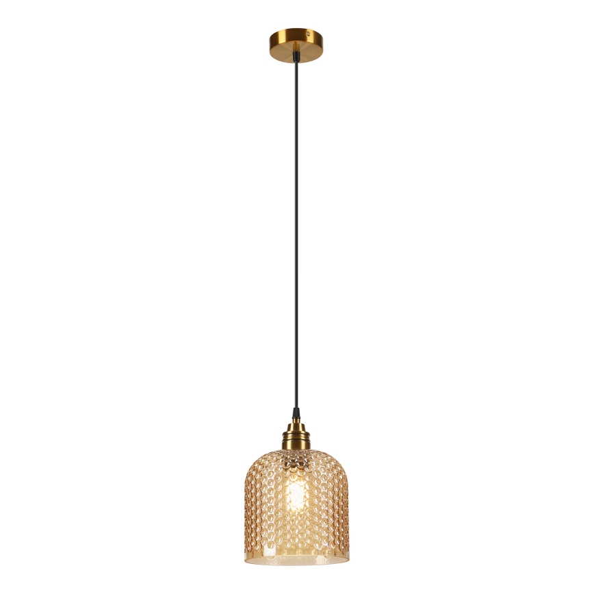 ROCCO Cable Pendant 1xE27/15W/230V, Gold/Smoky Beige