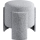 ROCKET Footstool, Ø 39 cm, Grey