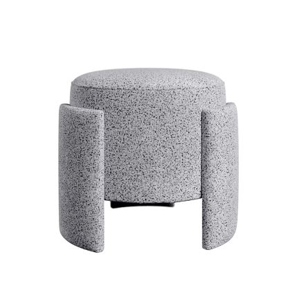 ROCKET Footstool, Ø 39 cm, Grey