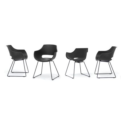 ROCKY Chair, 1 pc, Black