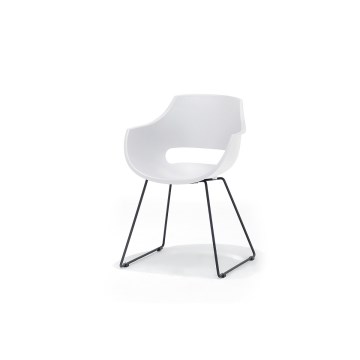ROCKY chairs, set of 4, white