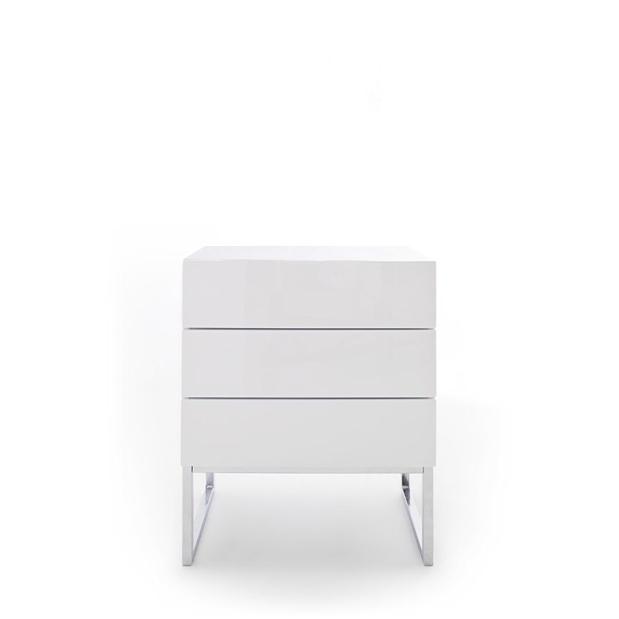 ROCKY XL bedside table, white