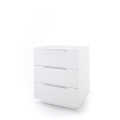 ROCKY XXL Bedside Table, White