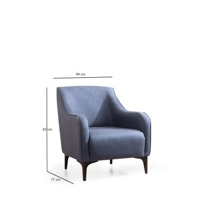 ROCO Armchair in Blue