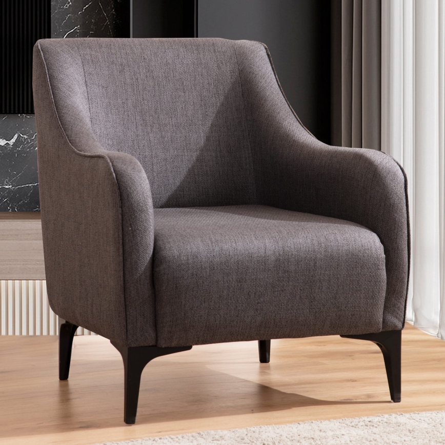 ROCO Armchair in Dark Grey