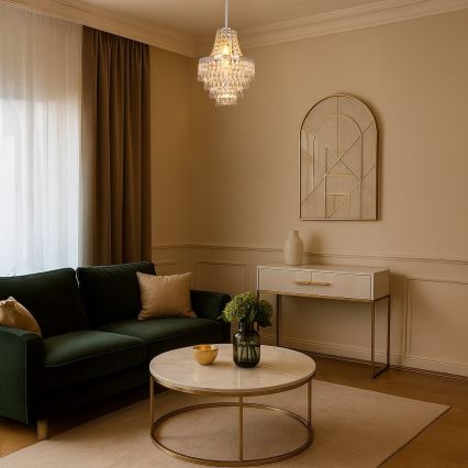 Rod pendant GEMMA 1xE27/60W/230V Ø 23 cm