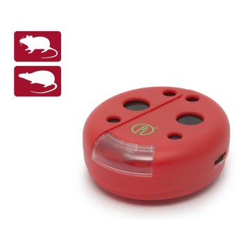 Rodent repellent with LED lighting 2xAAA ladybug