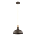RODOS Cord Pendant Lamp 1xE27/15W/230V Brown