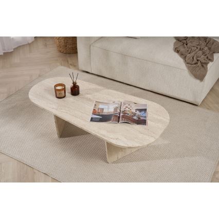 ROND Coffee Table 130x65 cm Beige