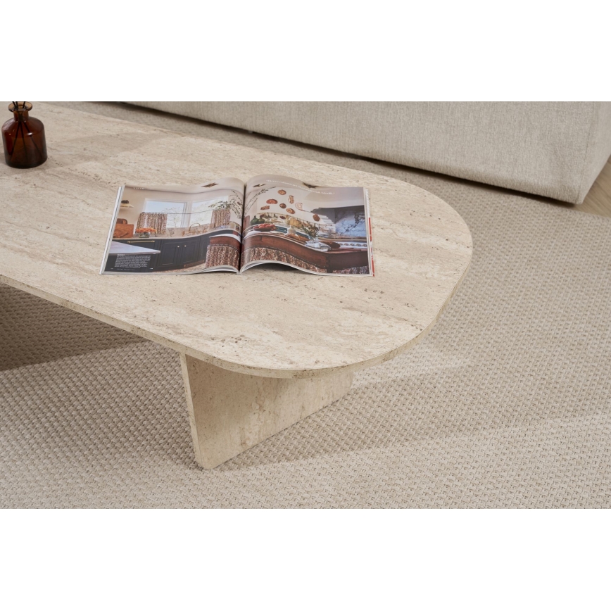 ROND Coffee Table 130x65 cm Beige