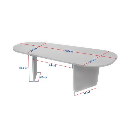 ROND Coffee Table 130x65 cm Beige