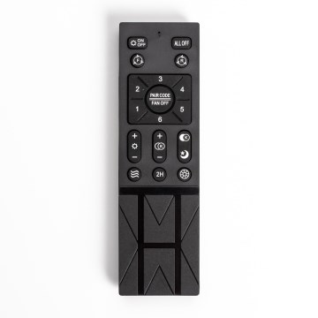 RONDA Fan Remote Control, Black, 2xAAA