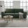 RONDA Green Convertible 3-Seater Sofa Bed with Storage