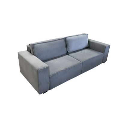 RONDA Grey 3-Seater Sofa Bed with Storage