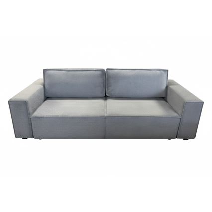 RONDA Grey 3-Seater Sofa Bed with Storage