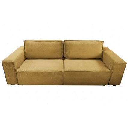 RONDA Orange 3-Seater Sofa Bed with Storage