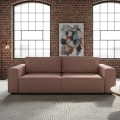 RONDA Red 3-Seater Sofa Bed with Storage