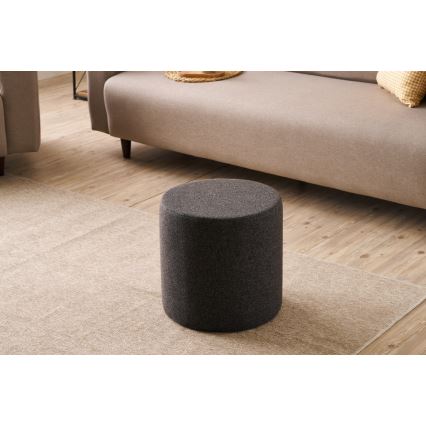 RONDO Ottoman, 40 cm diameter, Dark Brown