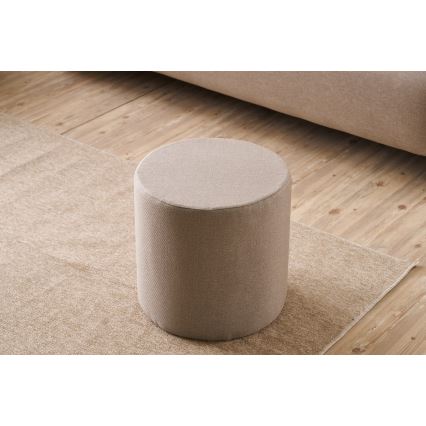 RONDO Ottoman, Ø 40 cm, Beige