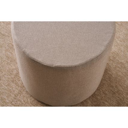 RONDO Ottoman, Ø 40 cm, Beige