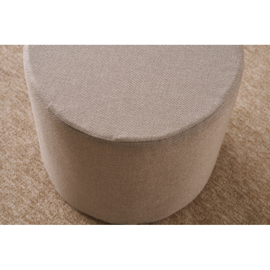 RONDO Ottoman, Ø 40 cm, Beige