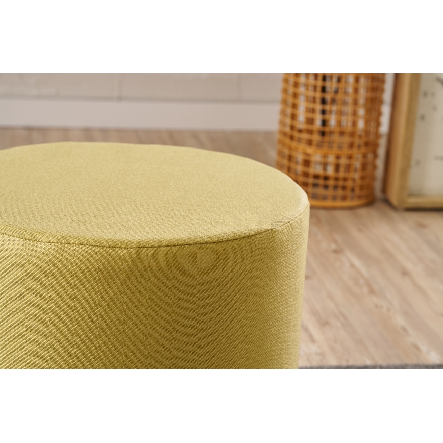 RONDO ottoman Ø 40 cm yellow