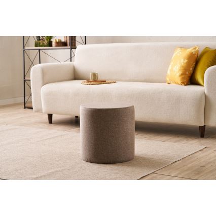 RONDO Stool, Ø 40 cm, Brown
