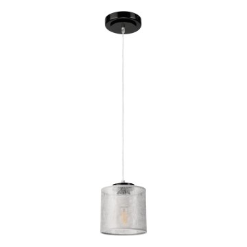 ROSA Cable Pendant Light 1x E27/60W/230V Black/Grey