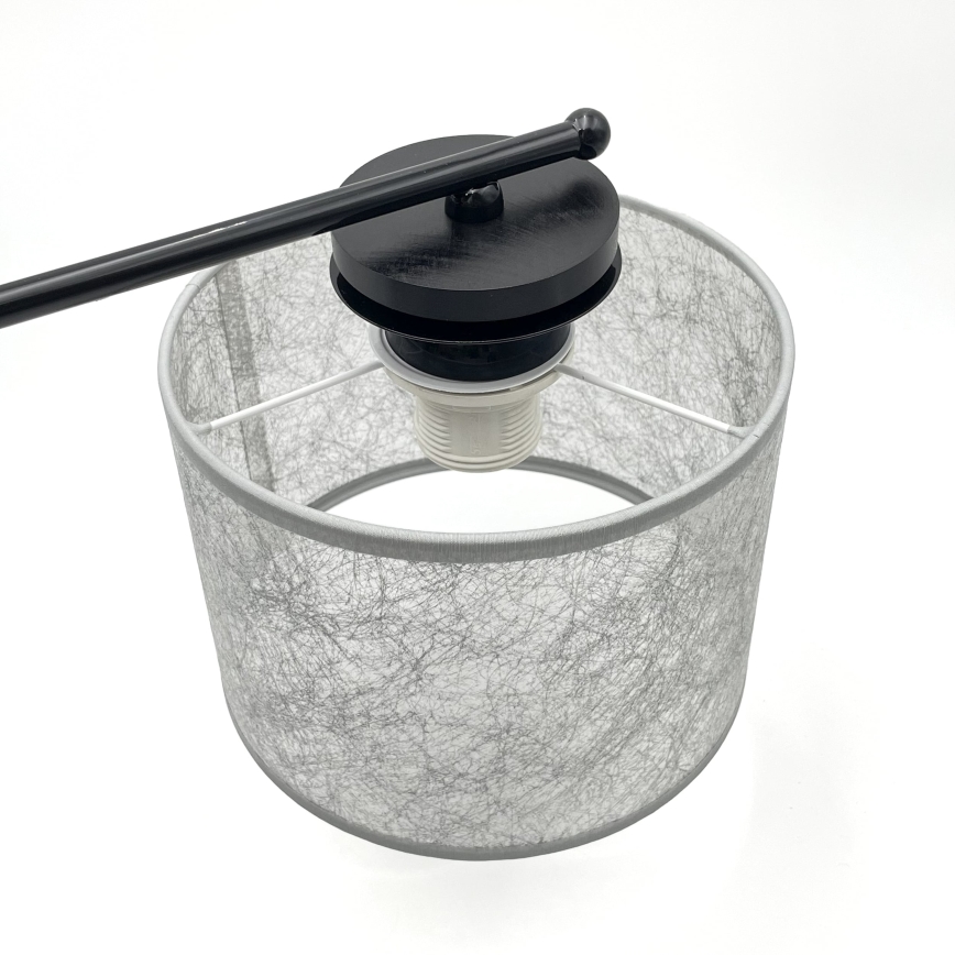 ROSA Chain Chandelier 5xE27/60W/230V Black/Grey