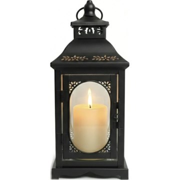 ROSEHILL Decorative Lantern, 27.5 cm, Black