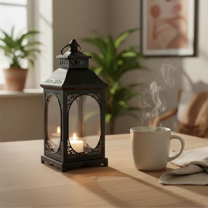 ROSEHILL Decorative Lantern, 27.5 cm, Black