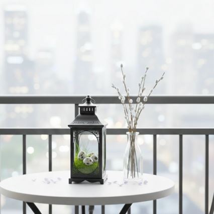 ROSEHILL Decorative Lantern, 27.5 cm, Black