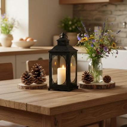 ROSEHILL Decorative Lantern, 27.5 cm, Black