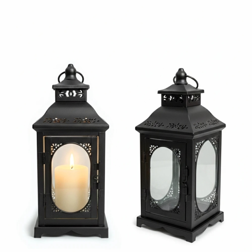 ROSEHILL Decorative Lantern, 27.5 cm, Black