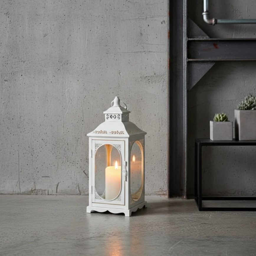 ROSEHILL Decorative Lantern, 27.5 cm, White